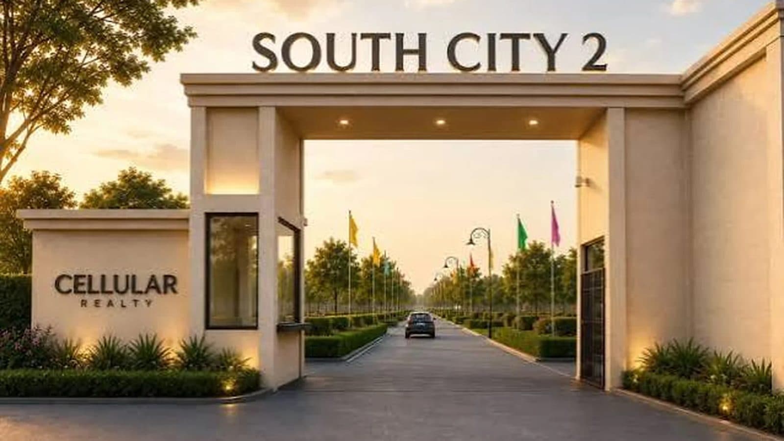 Entrance of South City Greens DDJAY plotted colony, Sector 36, Jhajjar